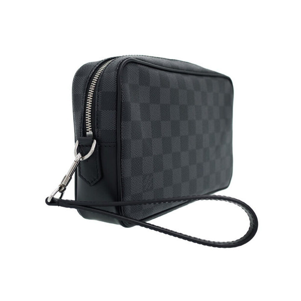 Louis Vuitton Kasai Pochette Black Shoulder Graphite Damier Bag